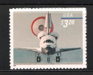 3261 Space Shuttle Landing Priority Mail Single Mint/nh FREE SHIPPING