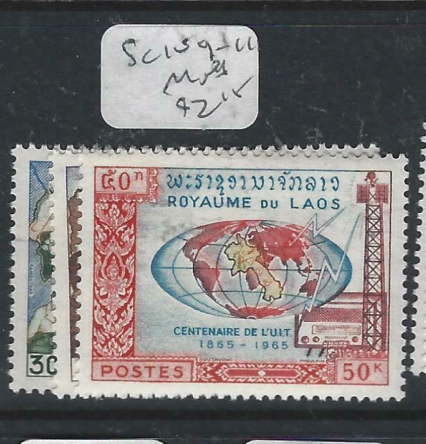 LAOS  (PP1005BB)  SC 109-111   MNH