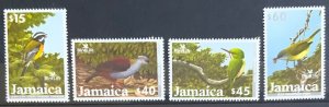 JAMAICA 2003 BIRDS SET SG1028/1031 UNMOUNTED MINT