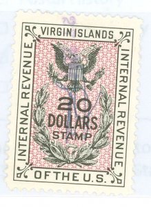 Danish West Indies (& U.S. Virgin Islands) #R44 Used Single