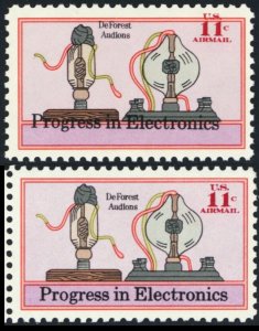 C86, Dramatic Color Shift Error Mint VF NH With Normal Stamp -- Stuart Katz