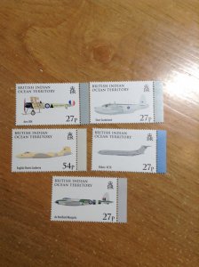 British Indian Ocean Territory  # 348-52  MNH