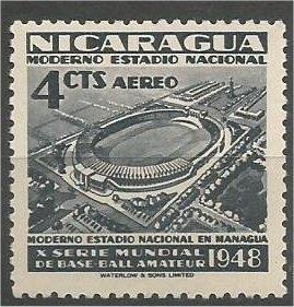 NICARAGUA, 1954, MNH 4c, Amateur Baseball, Scott C299