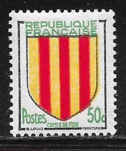 France 782: 50c County of Foix, MNH, F-VF