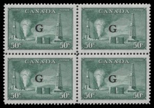 Canada Scott #O24 OG MNH Block Of 4 eGRADED W/Certificate Superb 97