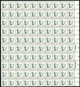 Lillian Gilbreth Sheet of One Hundred 40 Cent Postage Stamps Scott 1868