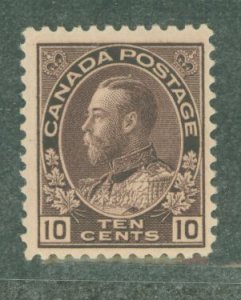 Canada #116 Unused Single