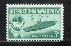 1091 * INTERNATIONAL NAVAL REVIEW *   U.S. Postage Stamp MNH