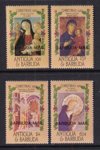 Barbuda 774-777 Christmas MNH VF