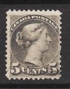 Canada - 1876  QV 5c Sc# 38  (8782)