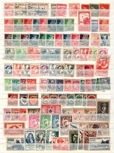 Algeria - French Colony collection- nearly all NH (Catalog Value $318.45)