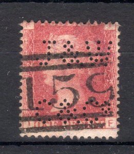 PENNY RED PLATE 172 WITH 'J&WC&Co' PERFIN 