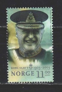 Norway. 2003. 1473 from the series. King of Norway. MNH.