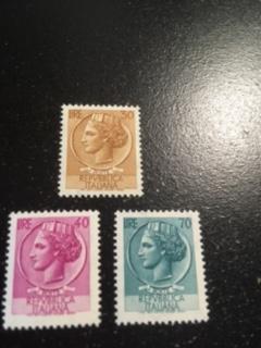 Italy sc 785,786,786a MLH