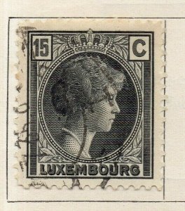 Luxemburg 1928-30 Early Issue Fine Used 15c. NW-191835