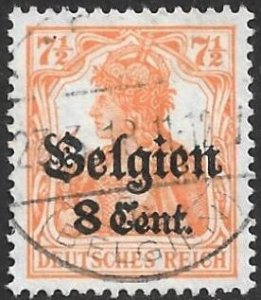 Belgium German Occupation Scott # N13 Used. All Additional Items Ship Free.