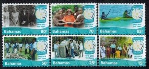 Bahamas 2015 - Girl Guides, Scouts, 100 Years - Set of 6v Stamps - MNH