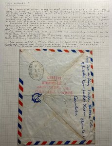 1972 VietNam Army In Phnom Penh Cambodia Censored Cover To London England