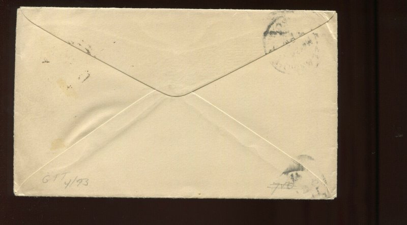 Guam Scott 1 & 2 Plate # Pair Overprint Used Stamps on Nice 1902 Cover to Ohio