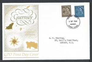 Great Britain-Guernsey, FDC