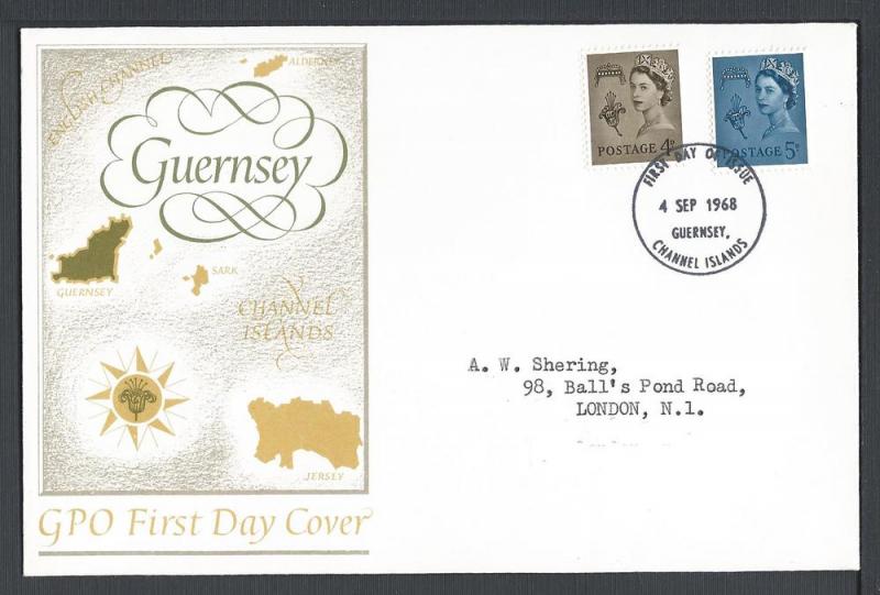 Great Britain-Guernsey, FDC