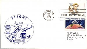 FDC 1978 - Viking Mission to Mars - Dayton, Oh - F36732