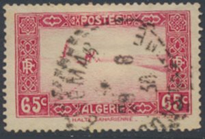 Algeria    SC#  92  Used  with hinge  see details & scans