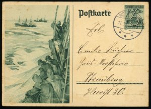 Germany Mi#P266 WHW Winter Help 1938 Postal Card Deutsches Reich