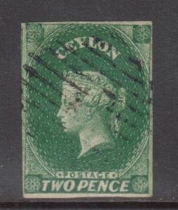 Ceylon #4 Used Fine - Very Fine