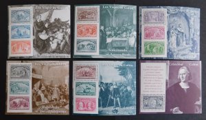 Spain 2677-2682 Columbus Discovery of America Souvenir Sheets MNH 1992