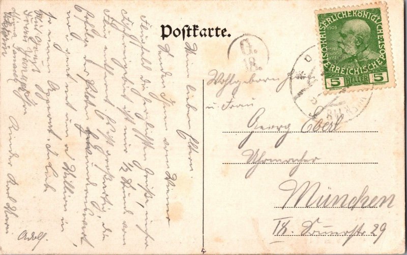1910 Austria  PPC Picture Postcard Cover To Germany Aviation Aspern Air Field