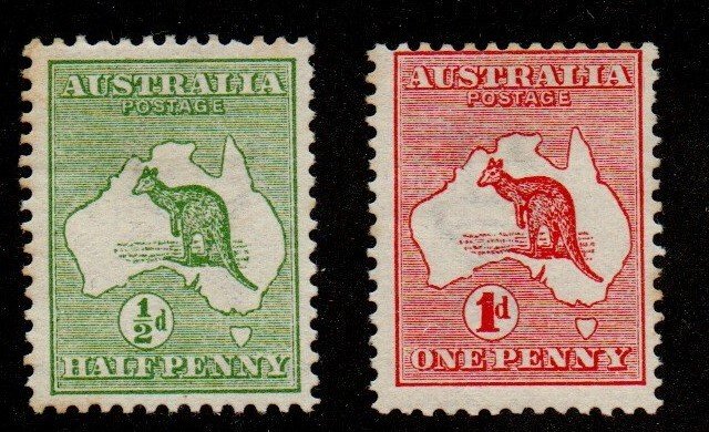 Australia 1-2 Mint Hinged