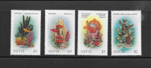 CORALS - NEVIS #503-6  MNH