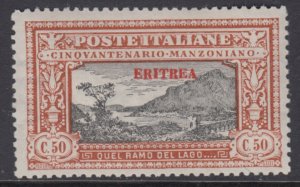 Italy Eritrea  Manzoni  Sassone n.74 SUPER CENTERED  cv 150$ MNH**