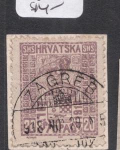 Yugoslavia Croatia-Slavonia SC 2L29 VFU (5dgj)