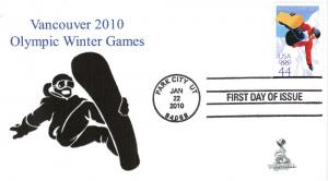 Vancouver Olympics First Day Cover, from Toad Hall Covers!