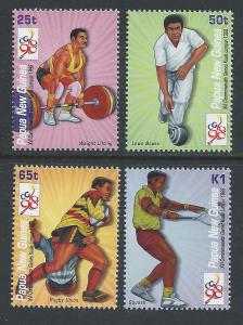 Papua New Guinea #952-5 NH Commonwealth Games