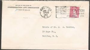 1953  Karsh Issue Cover. Scott 327