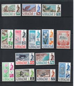 Gibraltar 147-160 MNH