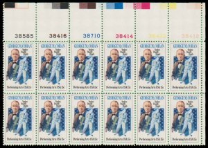 PCBstamps   US #1756 PB $1.30(10x13c)George M. Cohan, 1978, MNH, (2)