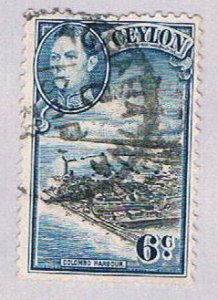 Ceylon 266 Used Colombo Harbor 1935 (BP36113)