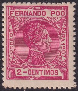 Fernando Po 1907 Sc 153 MNH**