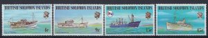 Solomon Is 285-88 MNH 1975 Ships (an8288)