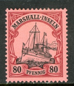 Marshall Islands 1901 Germany 80 pfg Sc #21 Mint A295