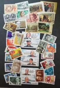 RUSSIA USSR CCCP Used CTO Stamp Lot Collection T5734