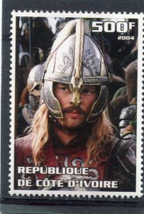 Ivory Coast 2004 LORD OF THE RINGS Single Perforated Mint (NH)