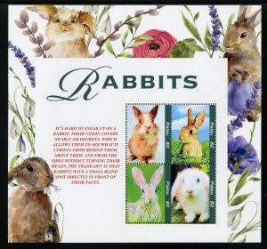 PALAU  2020 RABBITS SHEET MINT NH