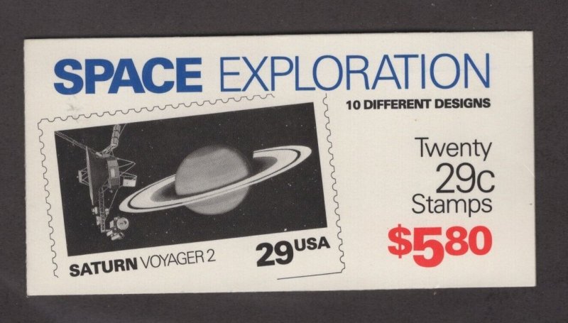 Scott BK192- Space Exploration. Booklet  Of 20. Unopened.  #02 BK192