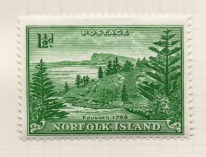 Norfolk Island 1947 Early Issue Fine Mint Hinged 1.5d. 096275