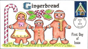 #4818 Gingerbread House Collins FDC
